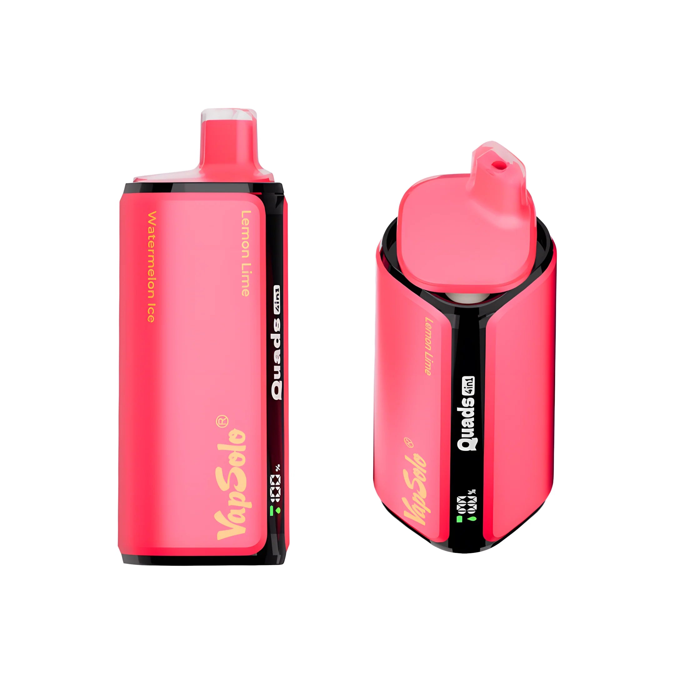 VAPSOLO QUADS 80000 Lemon Lime & Watermelon Ice & Black Ice Dragonfruit Strawberry & Love66 5% – termékkép