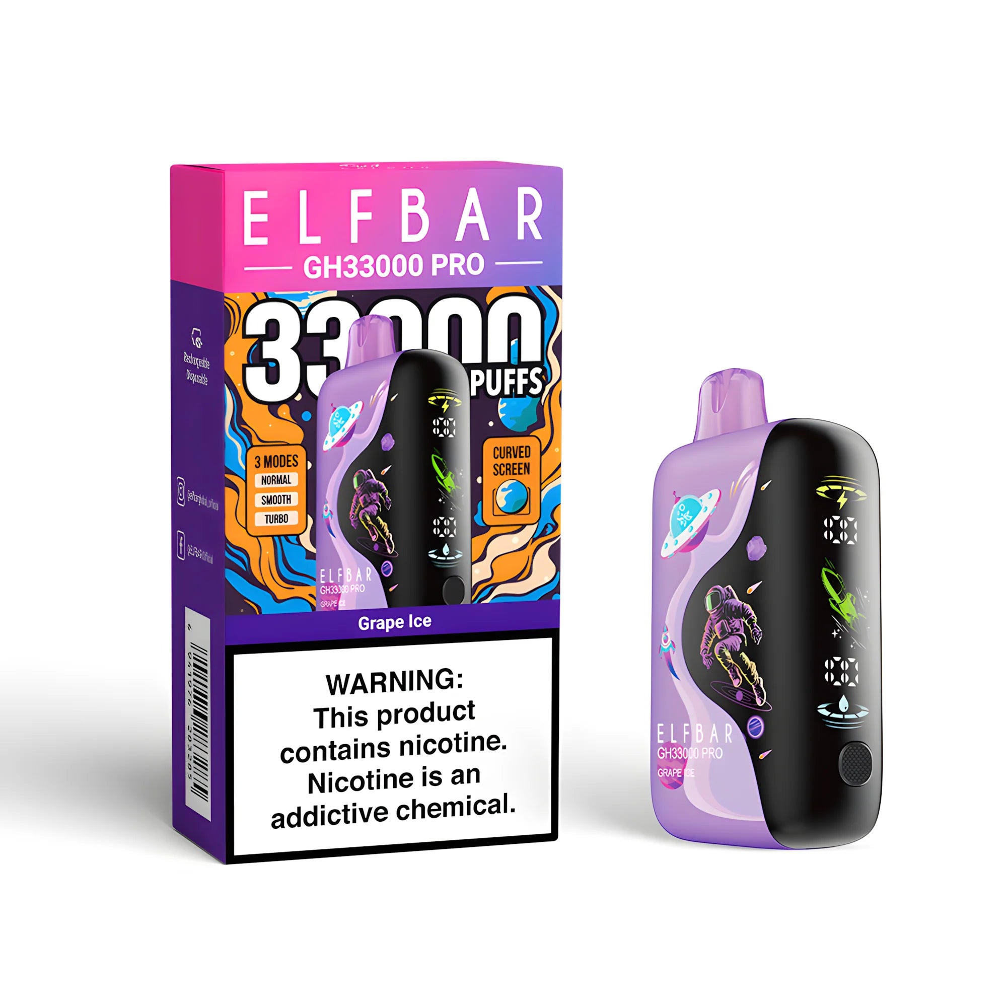 ELF BAR GH33000 PRO Grape Ice 5% – termékkép