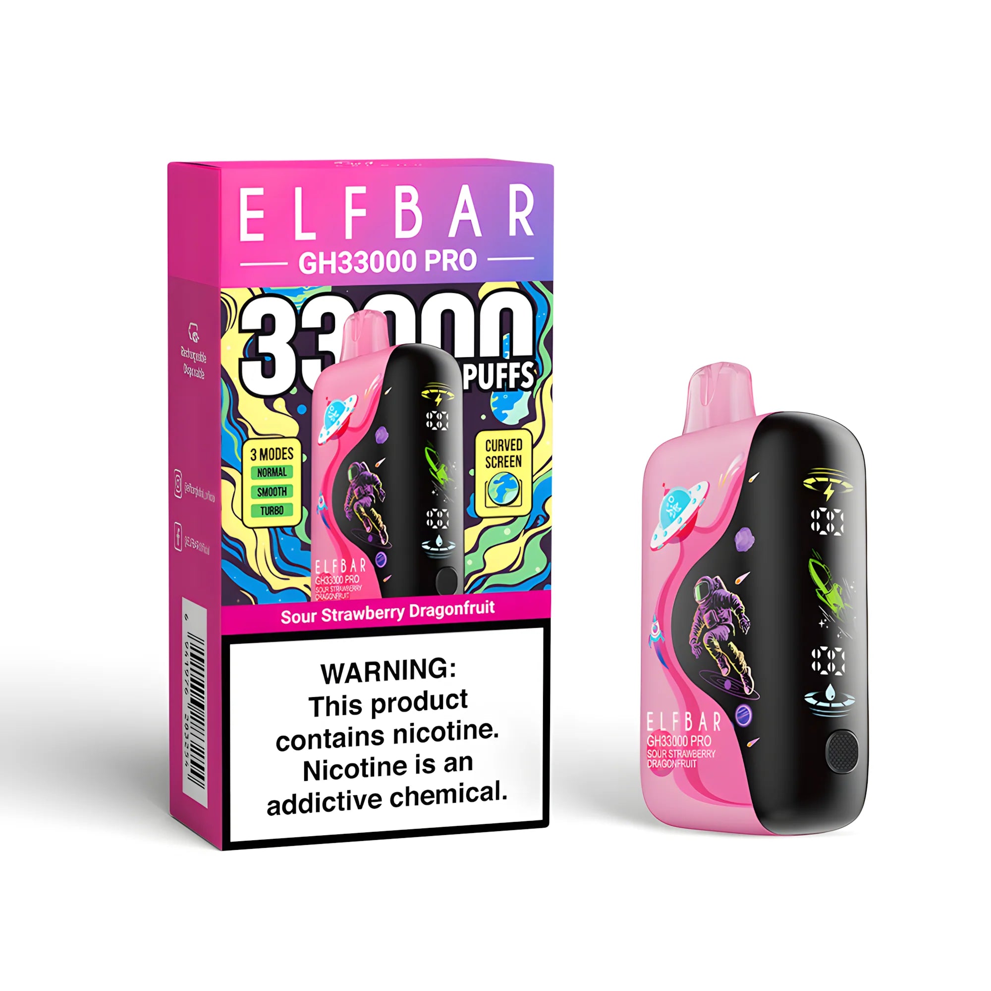 ELF BAR GH33000 PRO Sour Strawberry Dragonfruit 5% – termékkép