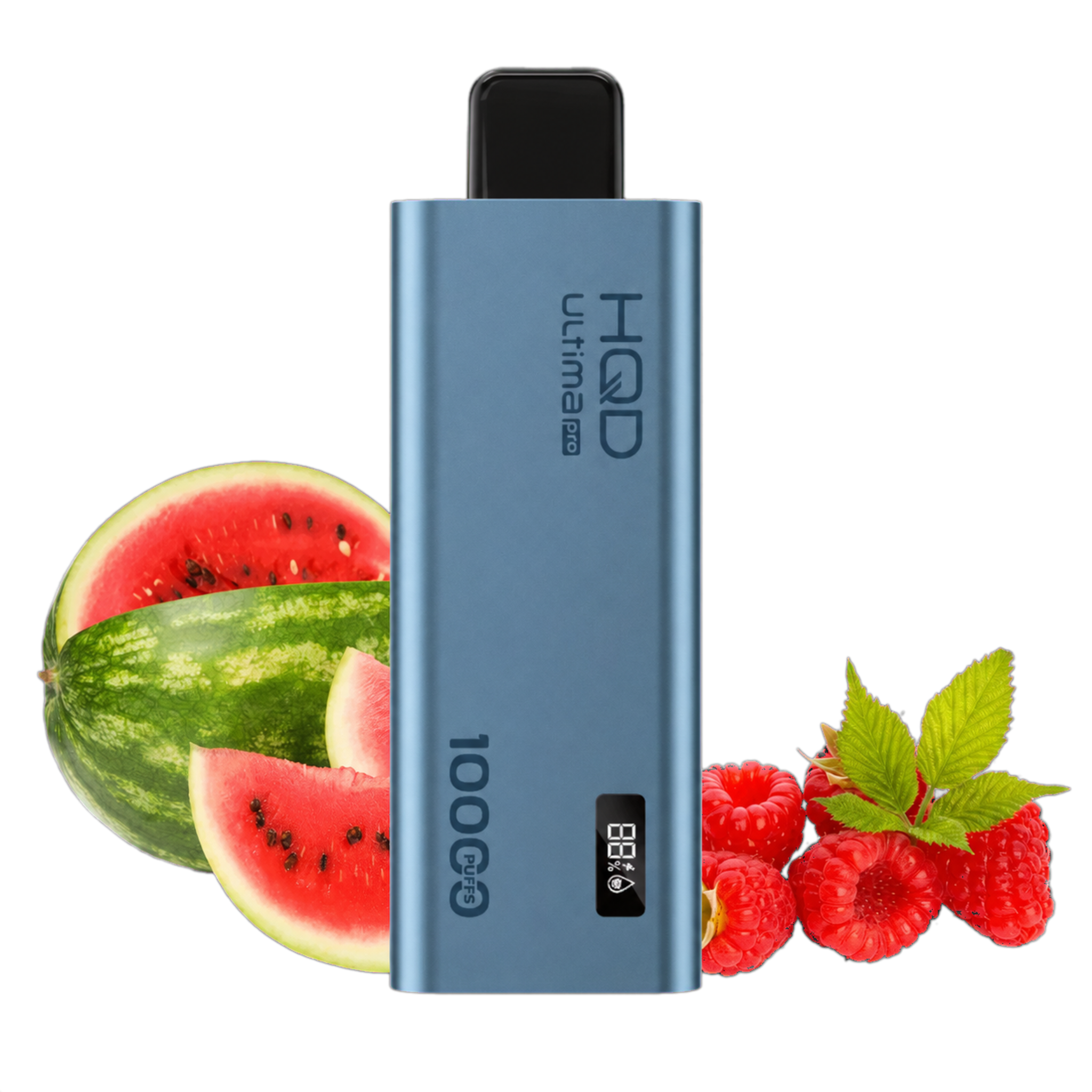 HQD ULTIMA PRO 10000 RASPBERRY WATERMELON 5% RECHARGEABLE