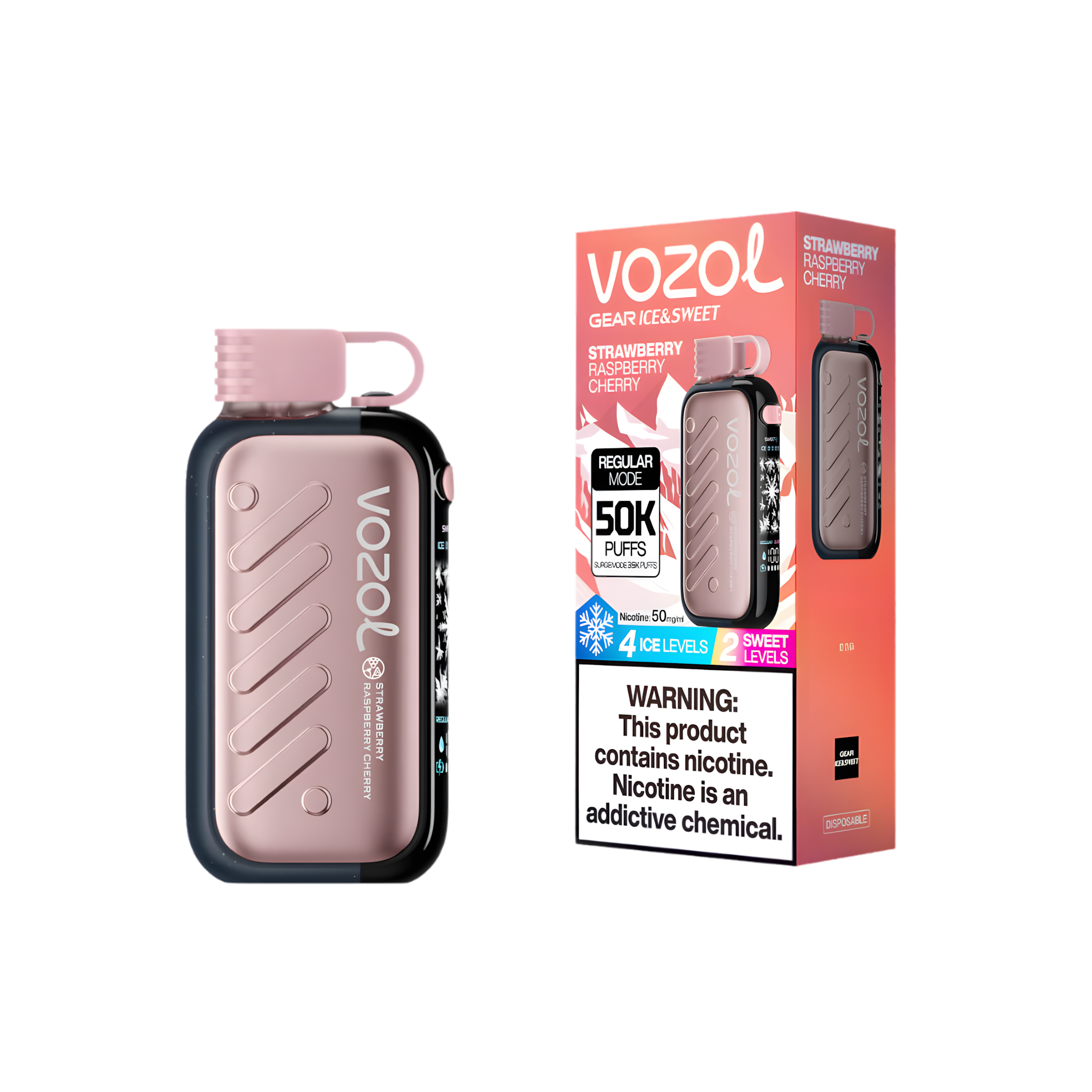 vozol-gear-50-strawberry-raspberry-cherry- termék kép