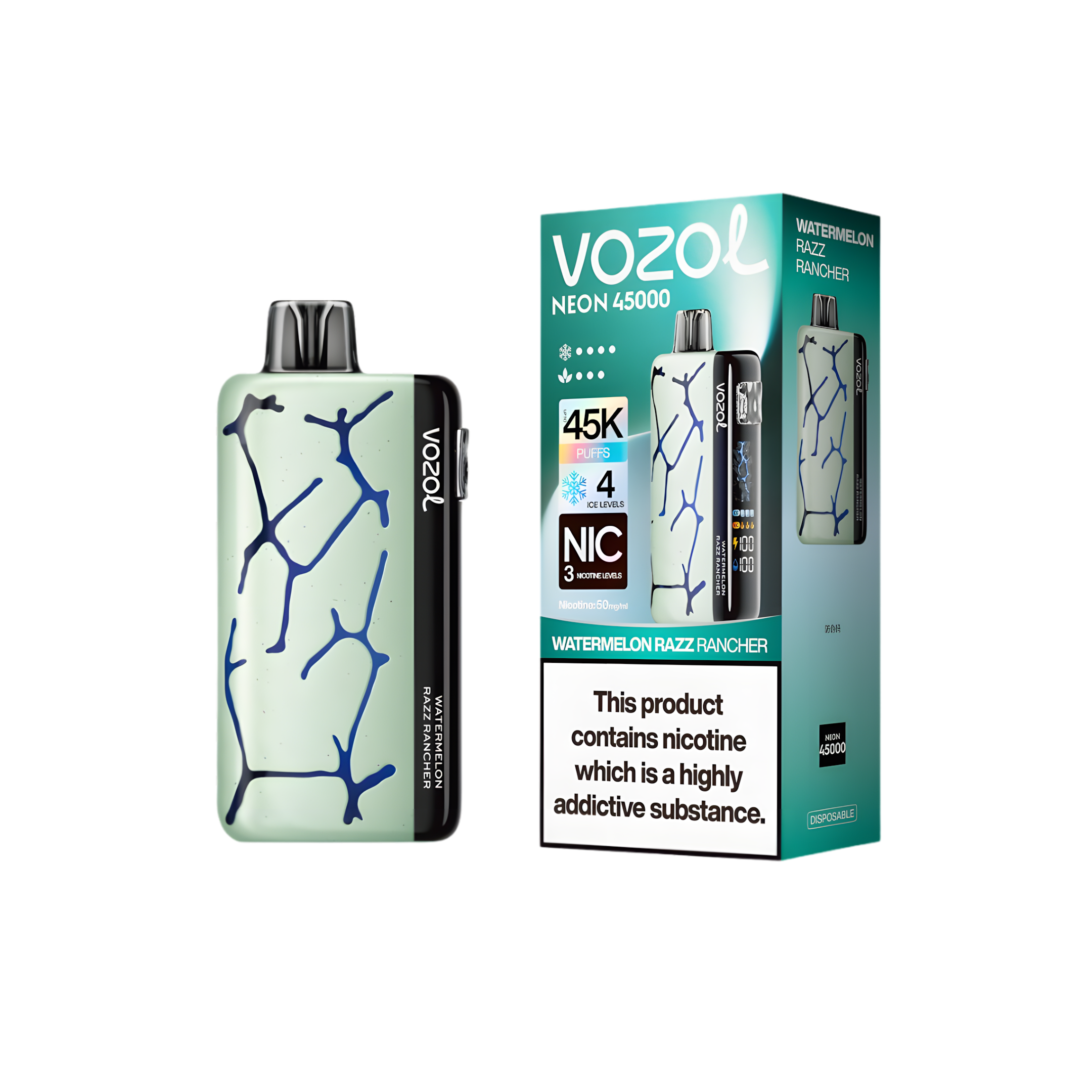 vozol-neon-45000-watermelon-razz-rancher - termék kép